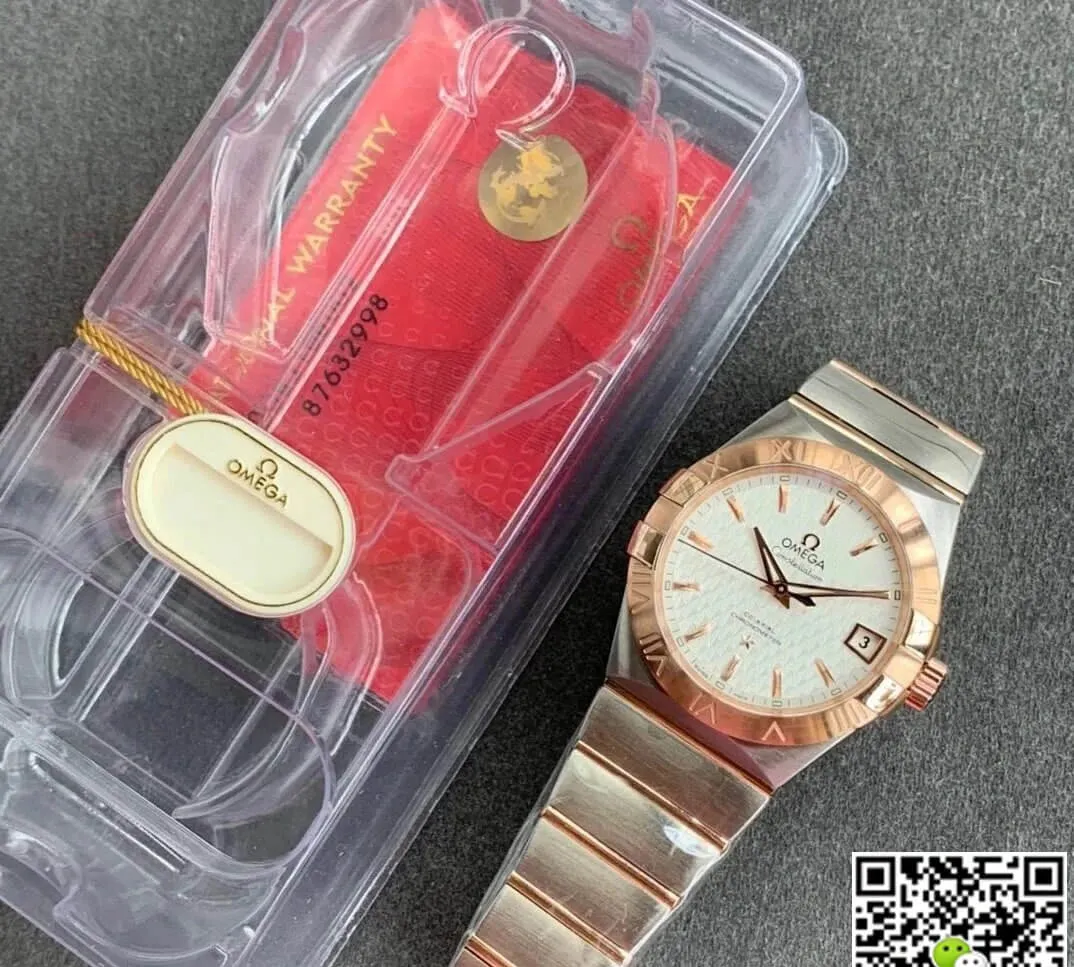 Omega Constellation 123.20.38.21.02.007 VS Factory 1:1 Best Edition Replica Watch White Dial
